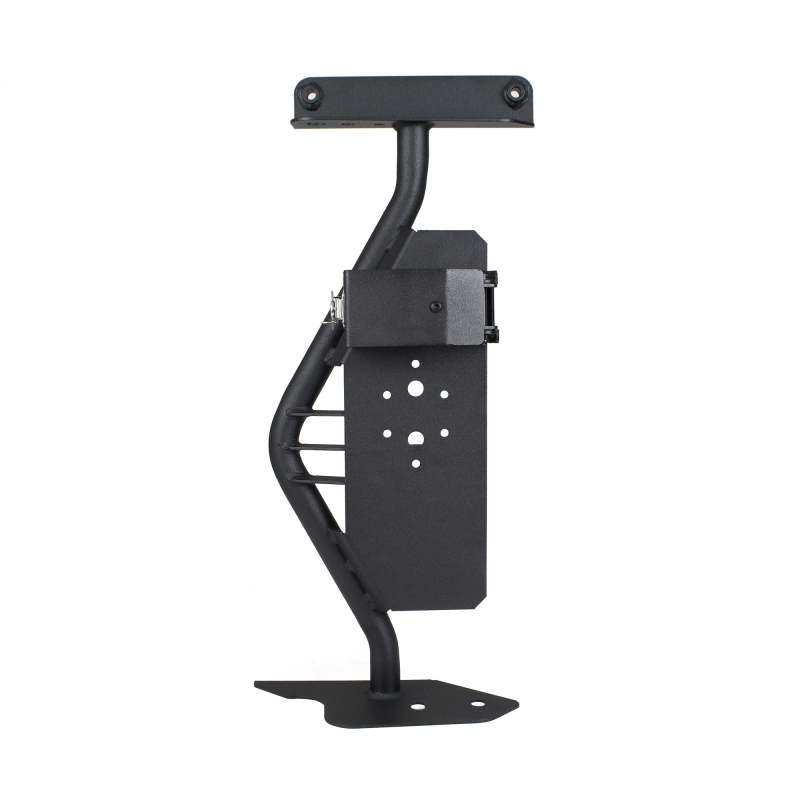 Jeep Wrangler JLU Jack Mount - Front - Go Rhino - Textured Black - `18-`24 Jeep Wrangler JLU Jack Mount - Front - Go Rhino - Textured Black - `18-`24